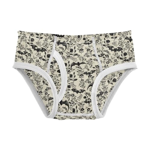 Boys' Exclusive Briefs Toddler Underwear 95% Combed Cotton Boxerbriefs 2T Bat Pattern Halloween 4