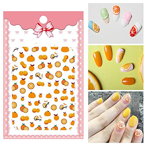3Pcs Strawberry Nail Stickers Nail Polish Sliders Summer Fruit Decals Cherry Nail Art Tattoo Manicure Foil Wraps Strawberry Watermelon Nail Stickers Decal For Nail Water Tip Transfer Nail Decor #TOP3