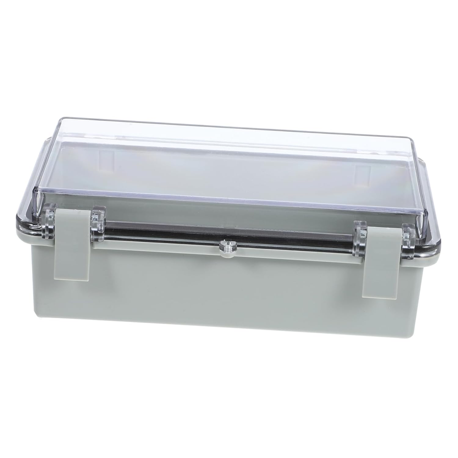 GLEAVI 4pcs Junction Box Abs Plastic Enclosure Hinged Cover Compact Outdoor Electrical Box for Led Lighting Easy Installation Weatherproof Design