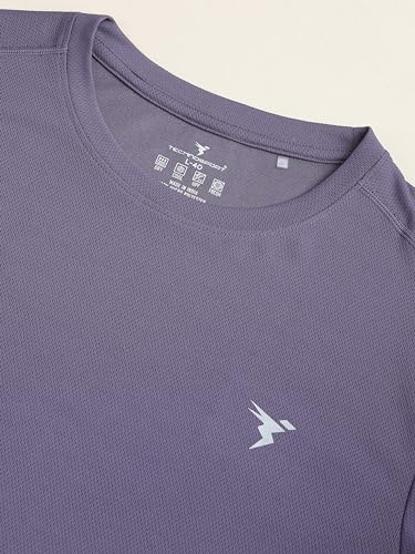Image of TECHNOSPORT Men's Slim Fit T-Shirt - (MTOR17) Pack of 1