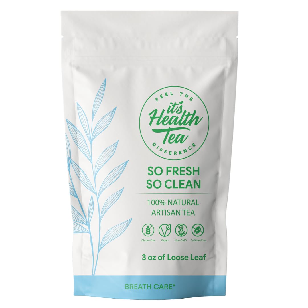 So Fresh, So Clean Herbal Tea — Fresh Breath Support & Oral Comfort* | 3 oz. Loose Leaf with 35 Empty Tea Bags Included