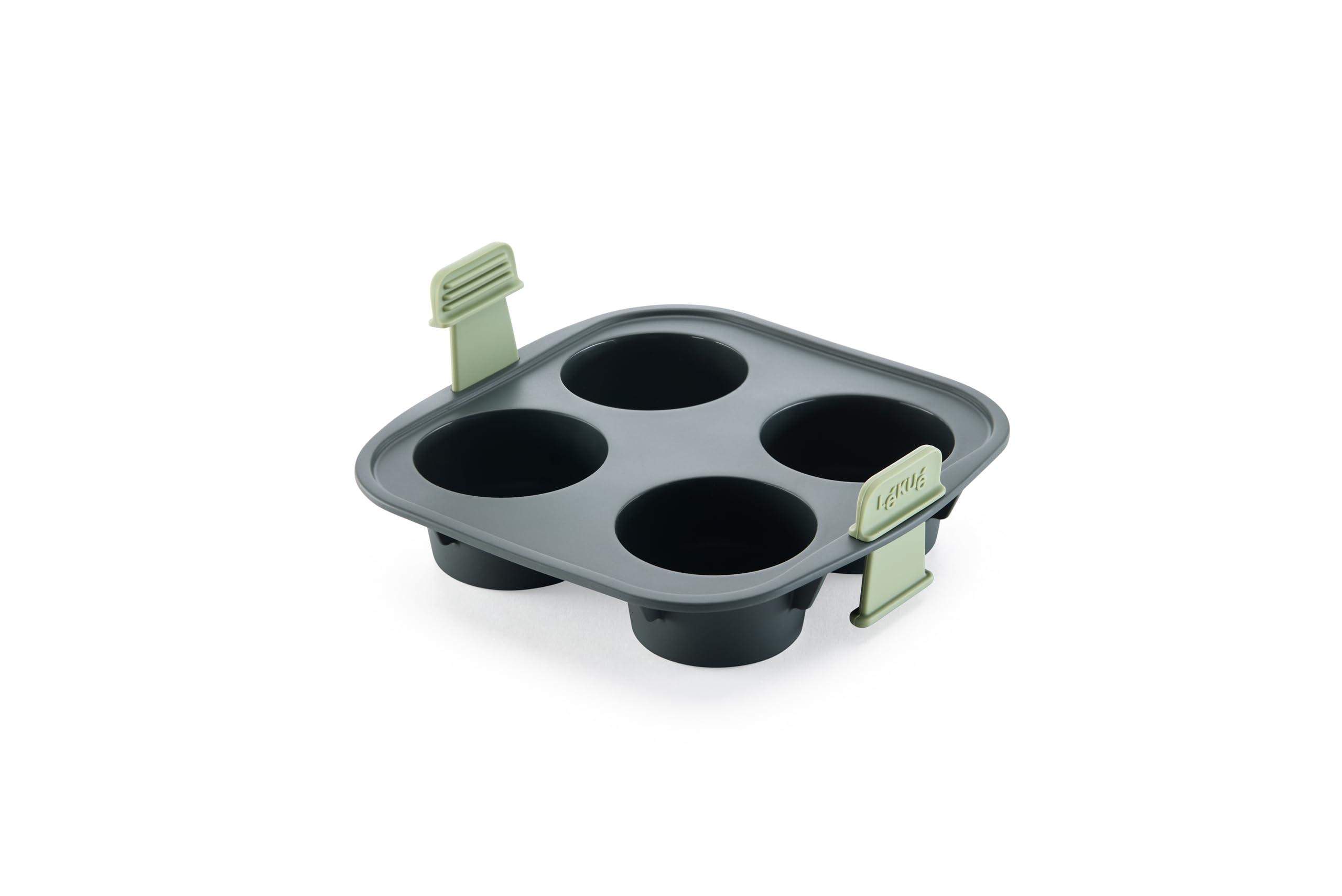Lékué Air fryer Muffins silicone Mould, 4 hole