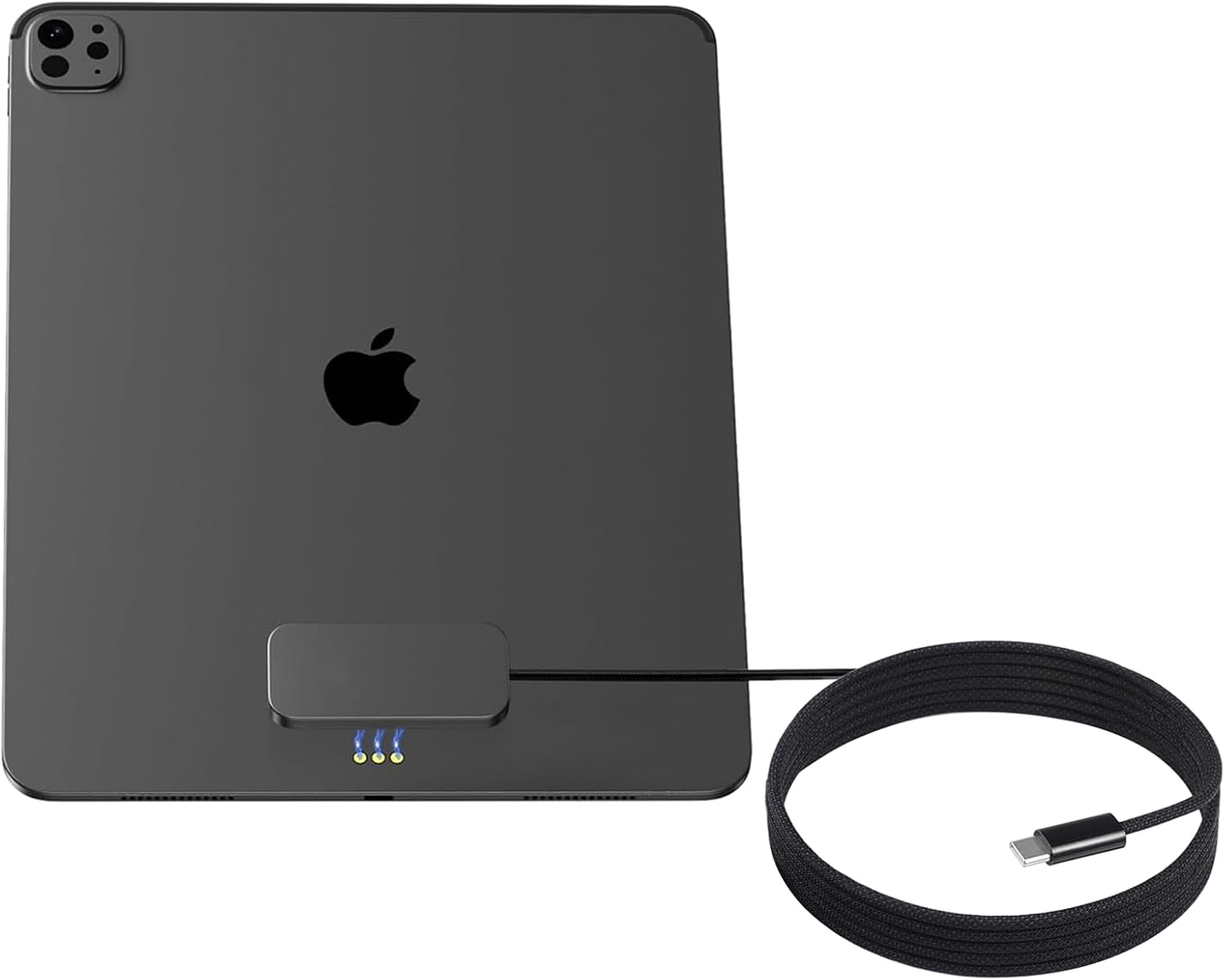 Tonton Magnetic Wireless Charger for iPad Pro 11" (1st/2nd/3rd/4th Gen) & iPad Air 11" M4(2026)/M3/M2 & Air 10.9" (4th/5th), 18W Fast Charging Smart Connector Charging Pad with 6.6FT USB-C Cable