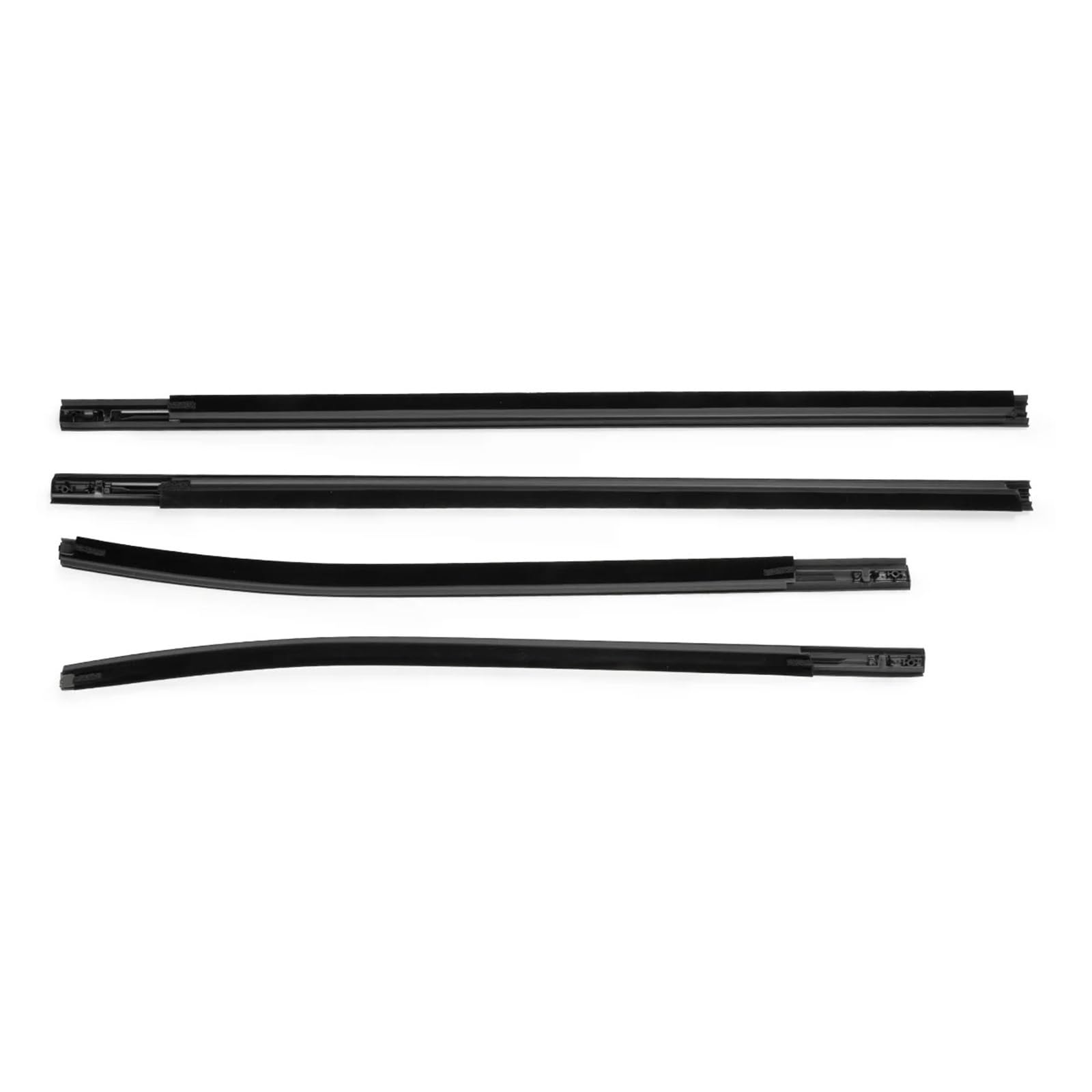 Sifusm One Color Rubber Seal 4Pcs For For Ranger 2012-2021 Ab3926201a39ae Window Outer Weatherstrip Side Door Glass Rubber Belt Moulding Trim Sealing Strip