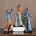 Viodmss Jazz Band Player Figurines Vintage Musician Figure Resin Statues Desktop Ornament Retro Sculpture Home Indoor Decor A