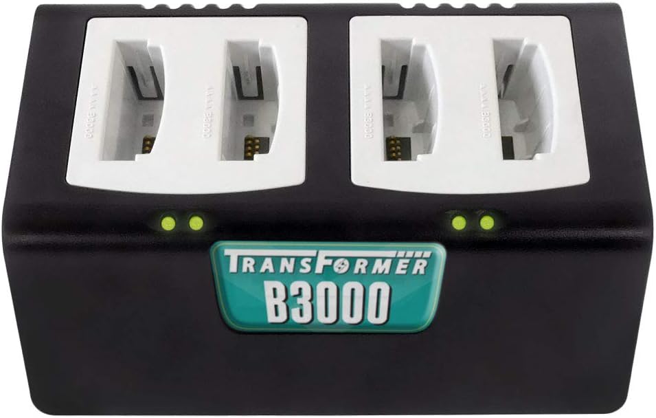 Transformer 4-Bay Battery Charger for Vocera B3000 Batteries. Supply Included