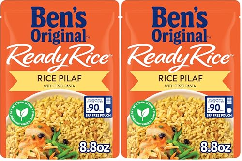 BEN'S ORIGINAL Ready Rice, Pilaf, 8.8 oz (Pack of 2)