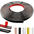 Black Peel and Stick Trim Molding, Faoaatin10Ft Premium Self-Adhesive Wall Trim for Tile Edges, Furniture Accent, and Kitchen Backsplash Decor in Black (5 Colors)