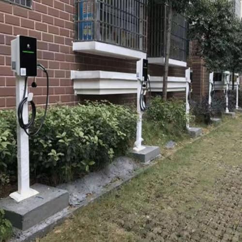 Wetterfester Outdoor-Ladeständer für Elektrofahrzeuge, robuste Ladestation für Elektrofahrzeuge, sicherer Stützpfosten für Elektroauto-Ladegeräte, langlebige Halterung für Elektrofahrzeug-La