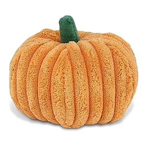 DolliBu Large Pumpkin Plush - Spooky Plush Pumpkin Toy for Teddy Bear Stuffed Animal, Cute Halloween Decor, Party Favor and Crafts, Thanksgiving Mini Pumpkin Plush Toy - 4 Inch DolliBu Large Pumpkin Plush Spooky Plush Pumpkin Toy for Teddy Bear Stuffed Animal Cute Halloween Decor Party Favor and Crafts Thanksgiving Mini Pumpkin Plush Toy 4 Inch