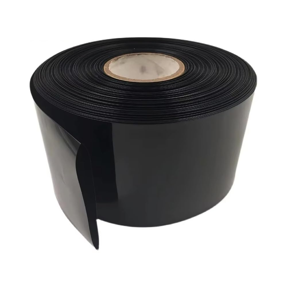 Czarna rurka termokurczliwa PVC 1 kg do akumulatora - koszulka termokurczliwa, szerokość 80-500 mm, 1 rolka(Width 250mm)