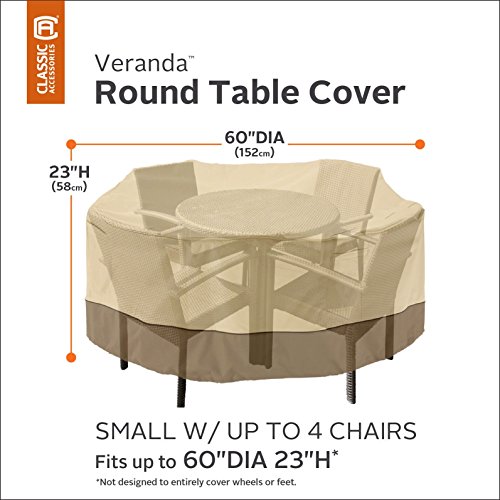 Veranda Patio Table And Chair Set Cover Size: Small #TOP1