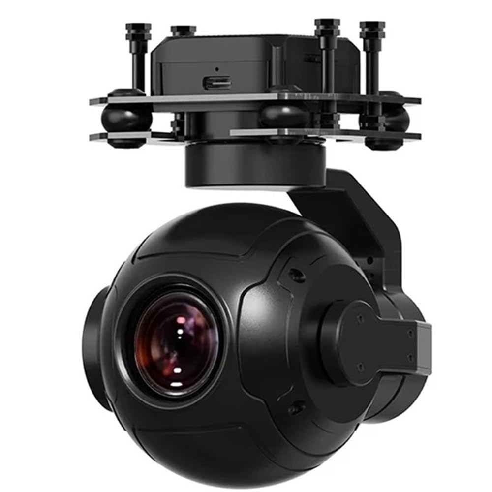 Cámara cardán con Zoom óptico híbrido 308x148x72mm 30X 10X 1/2, 7 "apto for S ZR10 2K 4MP 3 ejes FPV RC