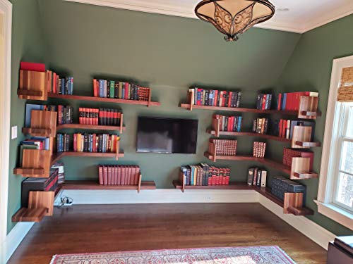 43 Inch Floating Shelf Bracket - Hidden Shelf Bracket With 150 Lb Weight Capacity - Invisible Design For Shelves 43 Inches And Longer - Heavy Duty 3/4 Inch Solid Steel Support Rods - Made In The Usa #TOP2