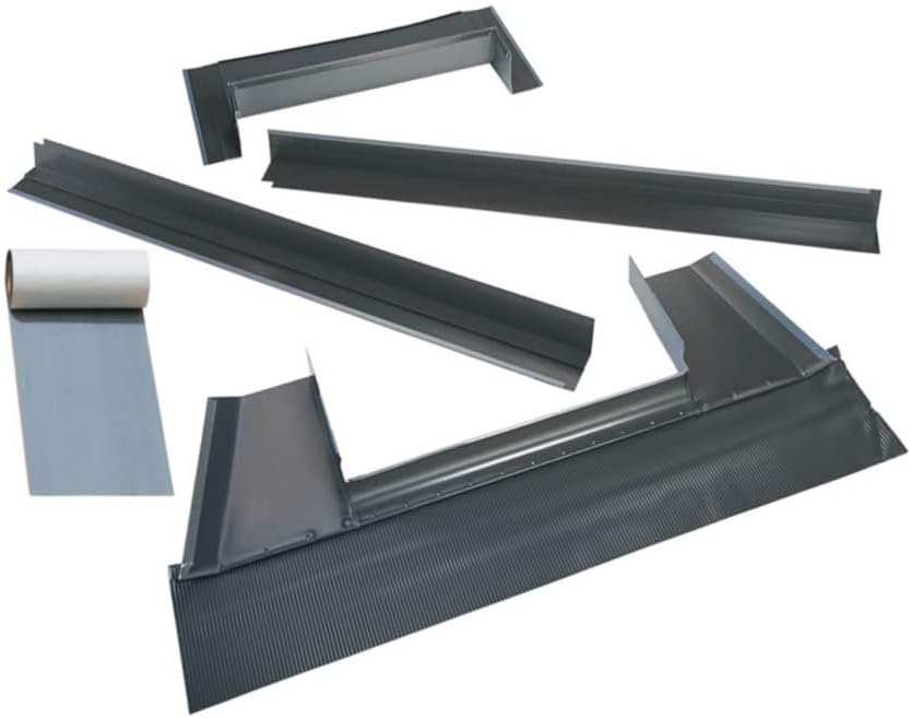 VELUX EDM D26 0000B Skylight Flashing, D26 Metal Roof Kit w/Adhesive Underlayment for Deck Mount Skylights
