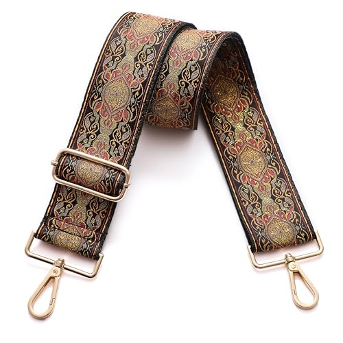 Image of Canvas Crossbody Strap for Handbags - Wide Adjustable Shoulder Strap Replacement