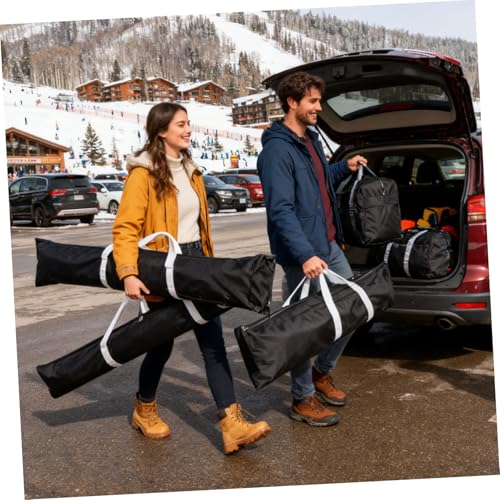 Funda de snowboard de alta resistencia 420D acolchada negra 7