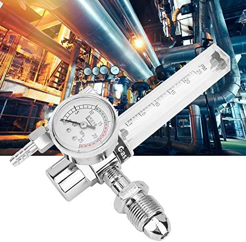 Argon Gas Pressure Reducer Argon Gas Meter CO2 Flowmeter Gas Welding Regulator Delivery Pressure Equipment Outlet Male Thread G5/8-14 (CGA540)