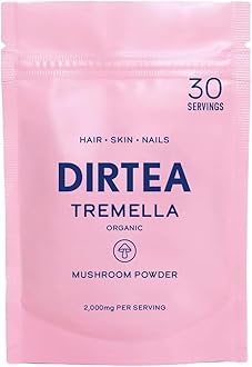 Tremella Mushroom Powder | 2,000mg / Serving | Organic, Vegan & Non GMO | Skin Hydration & Collagen Production | High Strength Supplement | 60g - 30 Servings