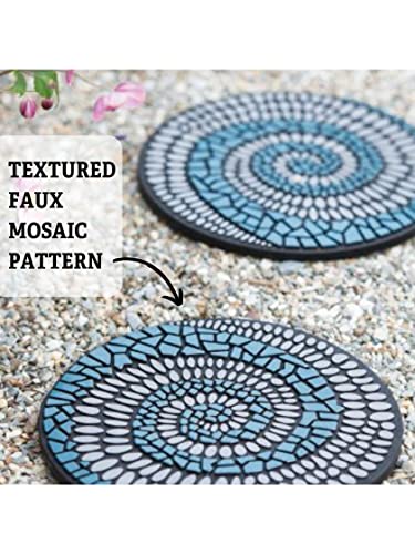 Gardeners-Supply-Company-Flagstone-Recycled-Rubber-Stepping-Stone-For-Garden-Walkway-Outdoor-Patio-Decor-Lawn-Pathway-Landscaping-Stepping-Blocks-Eco-Friendly-Recycled-Rubber-12-x-12-x-75-H