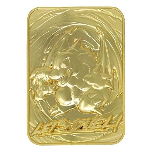 Yu-Gi-Oh! - Limited Edition 24K Gold Plated Collectible - Baby Dragon, Black