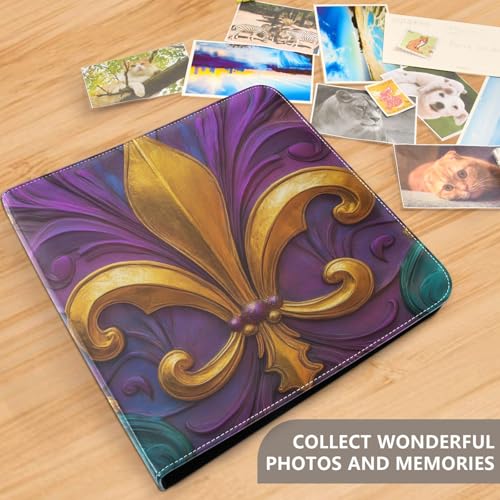 Álbum de fotos autoadhesivo Scrapbook DIY FLildon, encuadernador de 3 anillos, 40 páginas, 8x10 para recuerdo miniatura 5