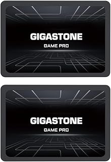 Gigastone SATA SSD 1TB 2-Pack, SSD 2.5 Game Pro 3D NAND Internal SSD SLC Cache Boost Speed 540MB/s, Internal Solid State Drives Upgrade Storage for PC PS4 Laptop SSD Hard Drives SATA III 6Gb/s 2.5”/7mm