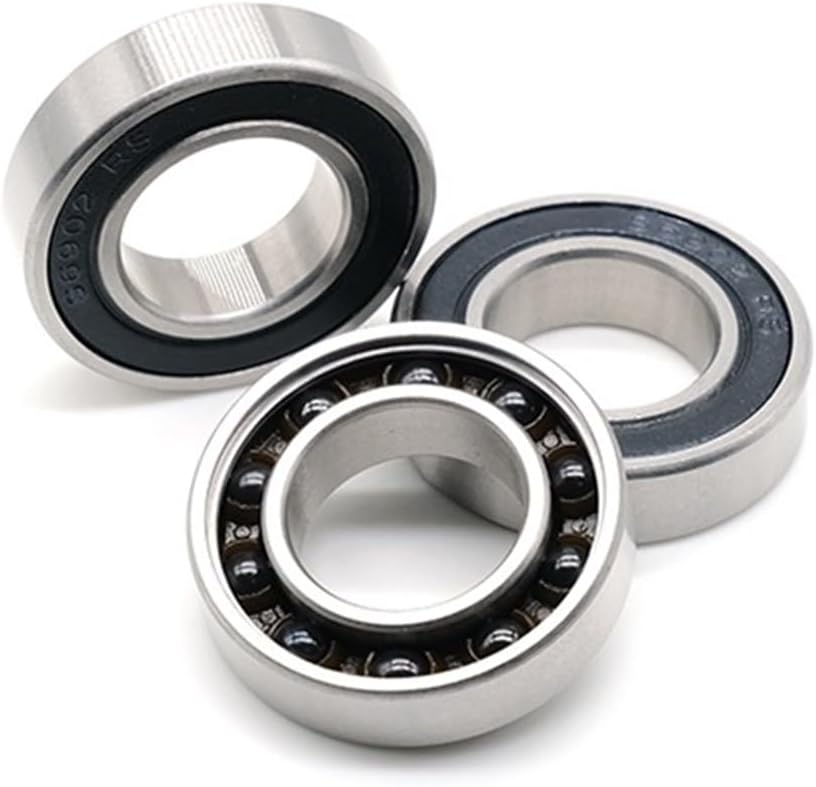 1Pc S6902-2RS CB ABEC-9 15x28x7 mm Stainless Steel Hybrid Ceramic Bearing 61902 Bicycle Bearings