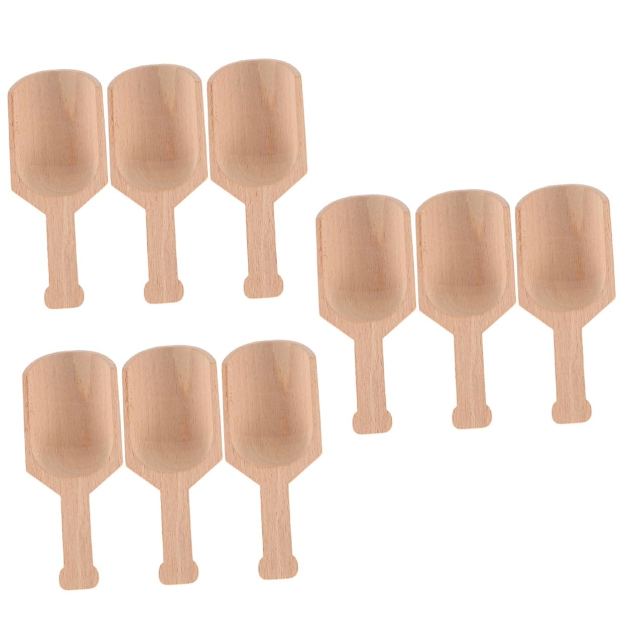 SOLUSTRE 9pcs Tea Scoops Ergonomic Bath Salt Spoons for Easy Measurement Multi-function Kitchen Utensils for Seasoning Material