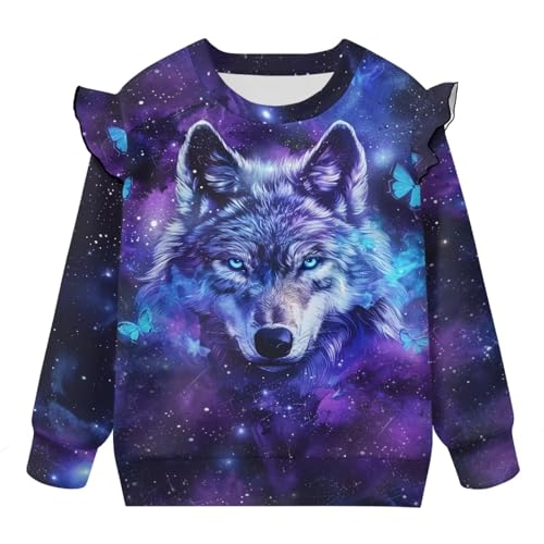 3-8T Girl Clothes Fall for Toddler Skin Friendly Basic Tee Shirts for Playground Fun4