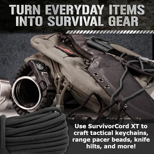 Paracord Titan Survival patenteado 228 - 7,6 m, 30,5 m, 152,4 m e opções de cor - 453,6 kg Paracord