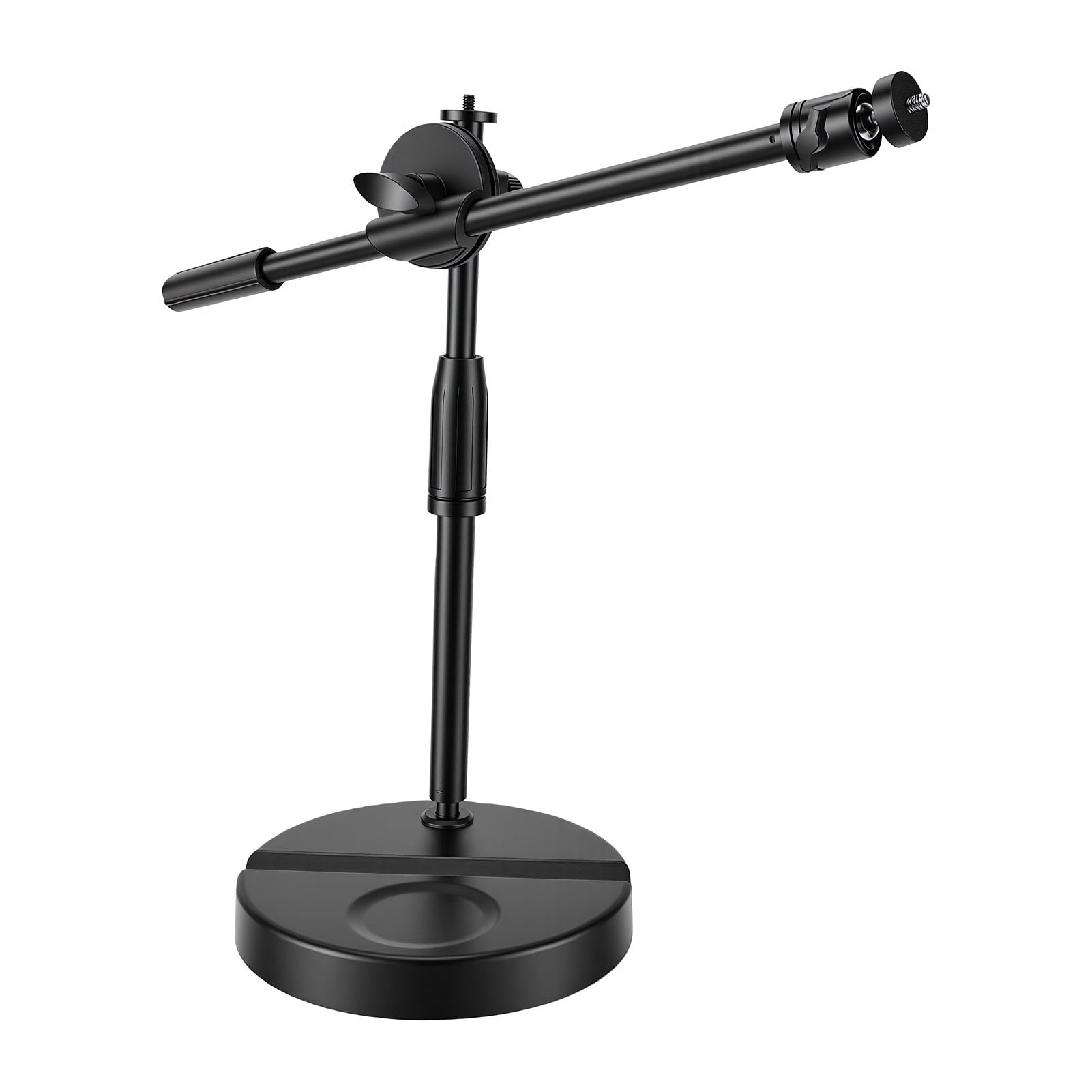 ASHATA Supporto per Proiettore da Tavolo Girevole a 360 Gradi in ABS con | Per Sale Conferenze Domestiche, Mini Proiettore, Fotocamera, Webcam, Anello Luminoso, Base Antiscivolo, Angolo Regolabile,