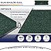 Windscreen4less 16' x 16' x 16' Sun Shade Sail Triangle Outdoor Canopy Cover UV Block for Backyard Porch Pergola Deck Garden Patio (Green)