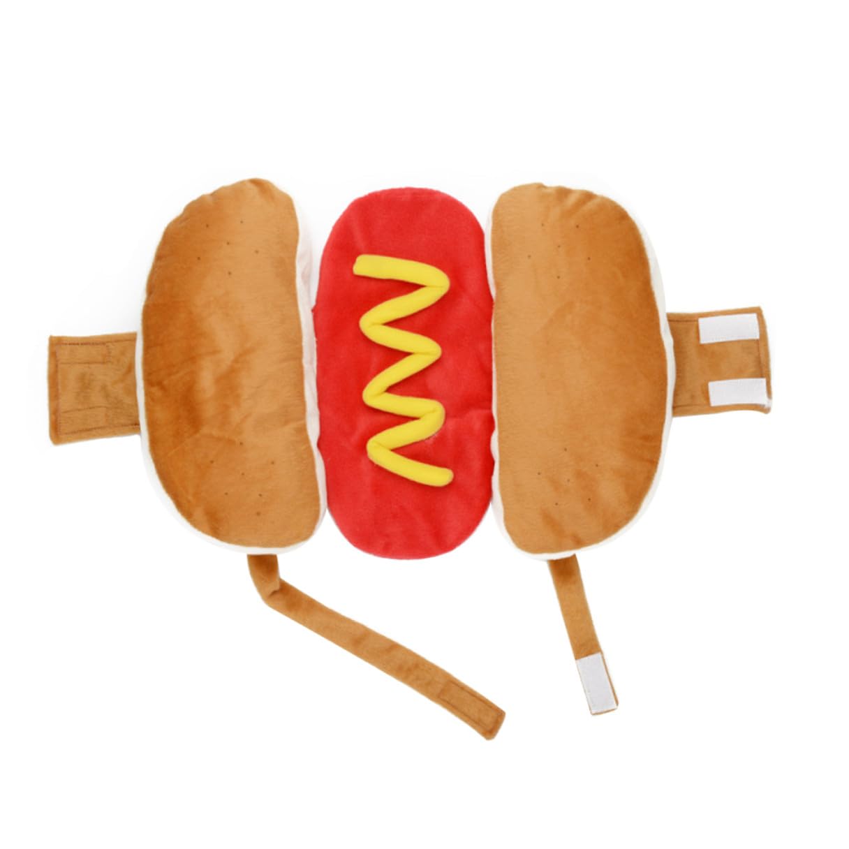 DOITOOL Disfraz Navideño para Perros y Gatos Talla Ropa para Mascotas con Diseño Único de Perrito Hot Dog para Fiestas y Sesiones Fotográficas Festivas