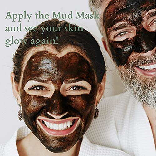 100% Pure Dead Sea Mud Mask - 5 Minute Mask - No Ingredients Added - for Face & Skincare - Blackhead Remover - Anti-aging - Pore Minimizer