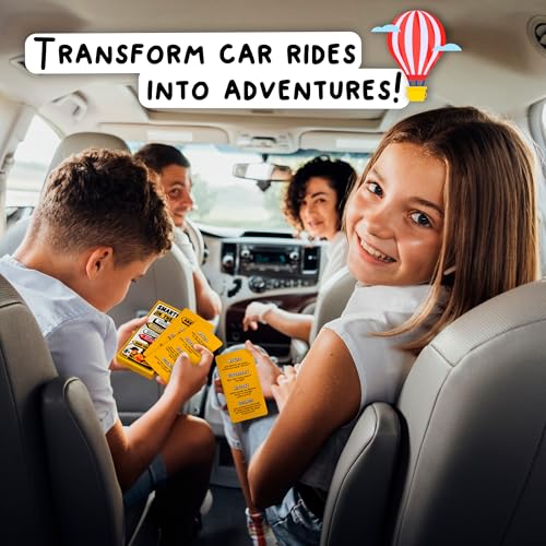 well balanced road trip trivia - road trip games for kids travel essentials car activities must haves for ages 8