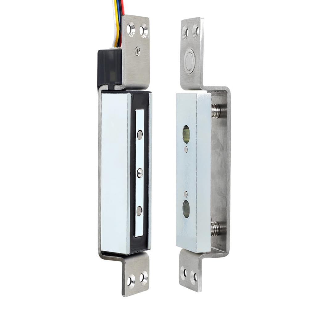 Cerradura Electromagnética de Corte Integrada. Cerradura Magnética Eléctrica Oculta con Retardo de Tiempo para Sistemas de Control de Acceso.