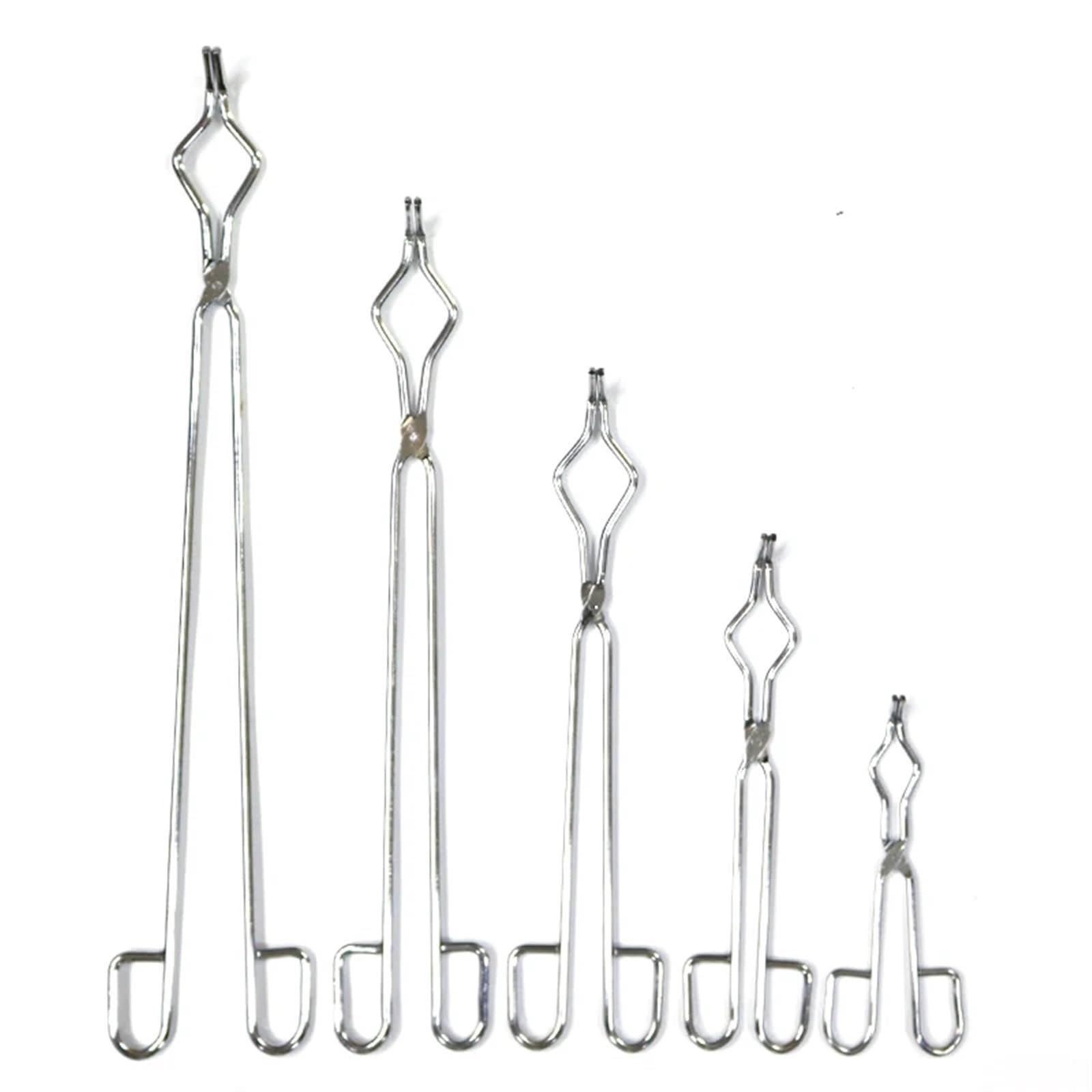 Pinzas para fogatas, Pinzas para leña, Abrazadera de Acero Inoxidable para crisol (60 cm) ()