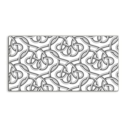 Tableau acrylique salon moderne Coloray Art Tangled Cable decoration chambre 100x50