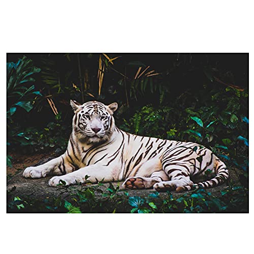 Leinwand Tiger Wand Bilder Leinwandposter Und Kunstdruckebild Tierposter Wand Modernes Zuhause Wohnzimmer Dekor30x45cm Cover