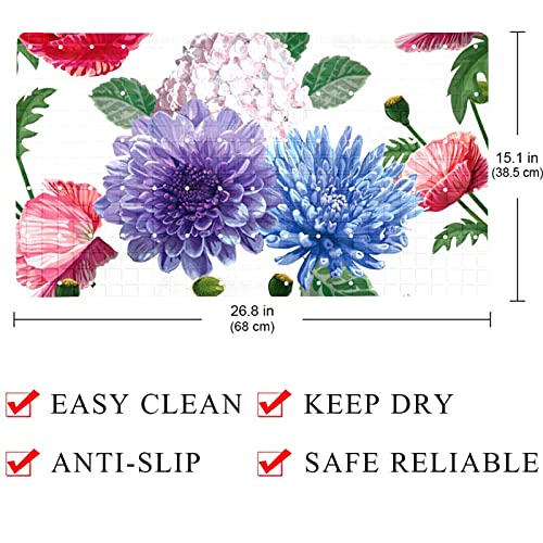 Tapis de douche antidérapant à ventouses et drainage efficace 40x70 - 5