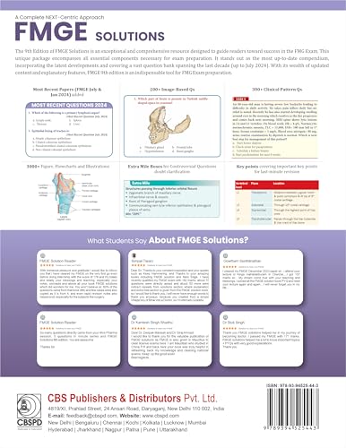 Image of A Complete Next Centric Approach Fmge Solutions For Foreign Medical Graduates Appearing For Indian Medical Registration 9Ed (Pb 2025)
