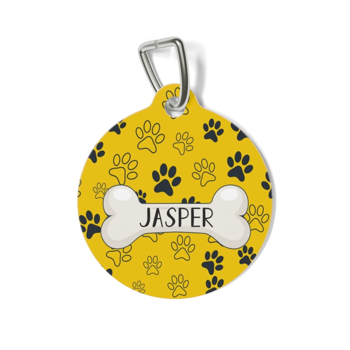 Gifts Bucket Dog Collar Locket/Pendant for Dogs & Puppy Pet Tags Name, 1 Count - Jasper | Round Shape Dog Tags (B09MLTSWX5) Amazon Price History, Amazon Price Tracker