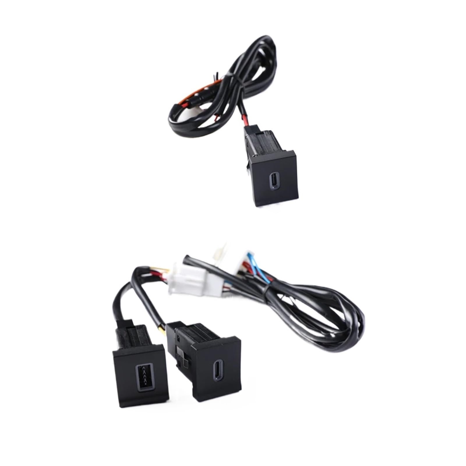 Interruttore a levetta per auto Per VW Per Volkswagen Sagitar USB caricabatteria per auto QC3.0 adattatore interfaccia di ricarica automatica pulsante 2015-2018 parti(QC3.0 and PD)