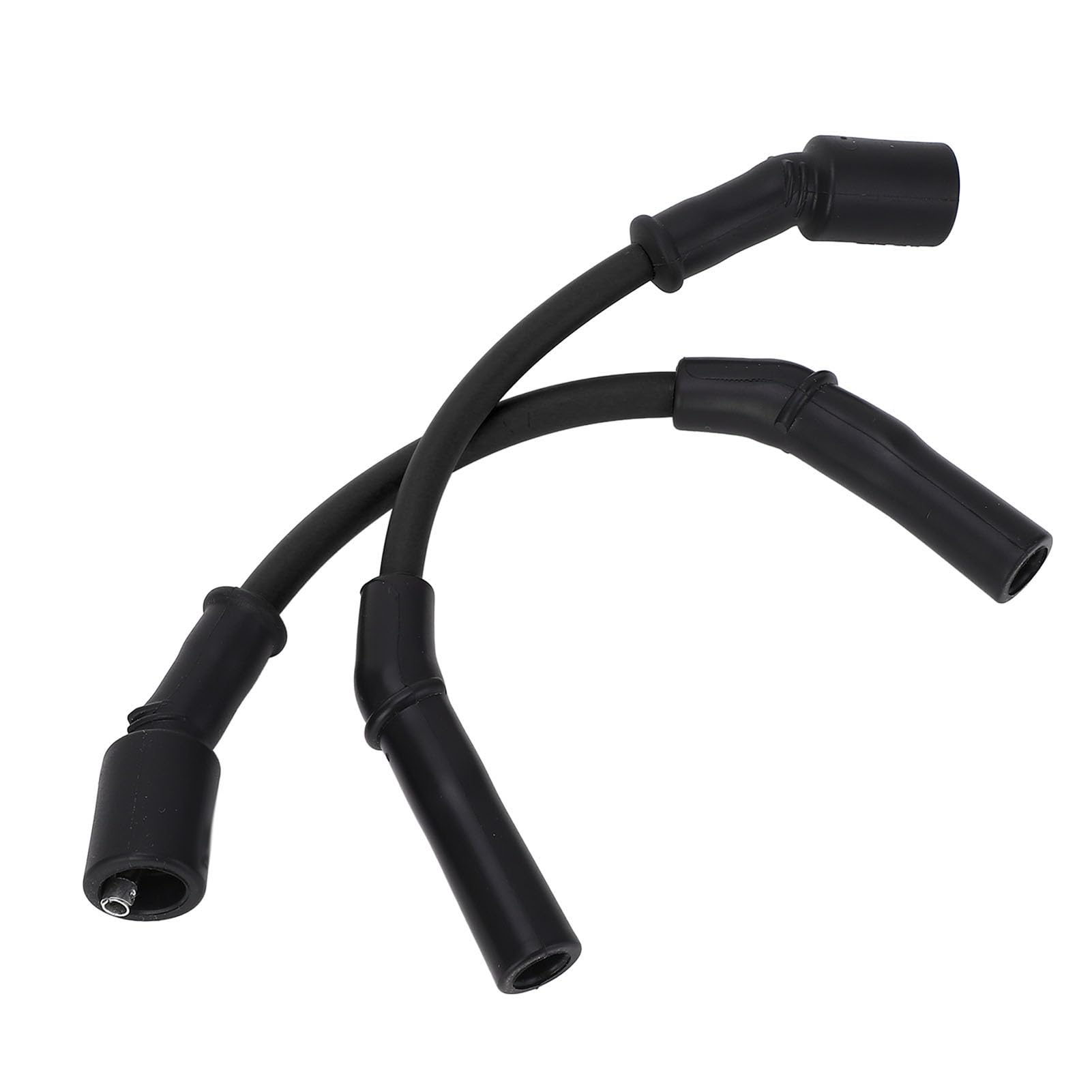 2 Pcs 10,4 Mm Filo per Candele Set Kit di Filo di Accensione a Spina Ad Alta Efficienza per Macchine in Serie XB9 XB12 (Nero)