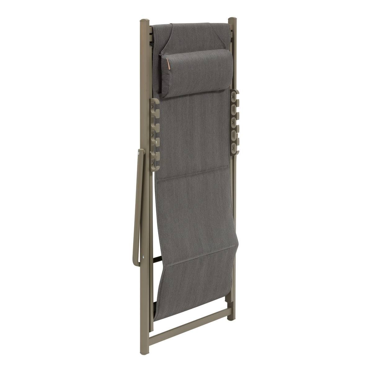 Hespéride - Chilienne de Jardin empilable Pliable lunivia café