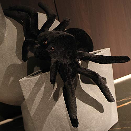 KAYYA Spider Plush Stuffed Animal Toy Black Spider Pillow Tarantula Stuffed Toy Plush Stuffed Animals for Kids Girls Boys (5080cm)