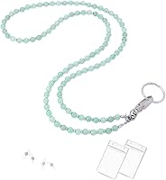 Vista 65 de Cordón para mujer, cordones con cuentas para tarjetas de identificación, soporte para profesores, llavero y correa para collar para mujeres y niñas