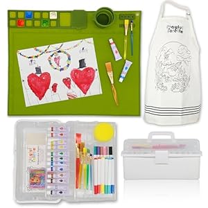 Playful Palette Malzubehörset mit Tragetasche