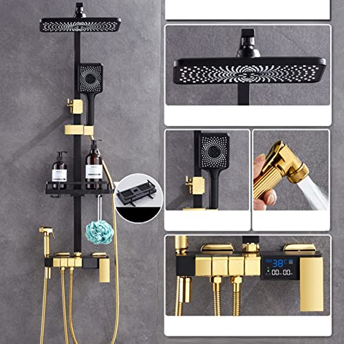 Robinet de douche anti-brûlure à affichage digital pour sécuriser le bain